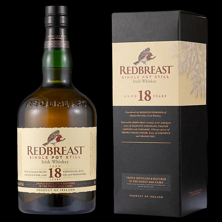Redbreast 18 Year Old Single Pot Still Irish Whiskey 750ml