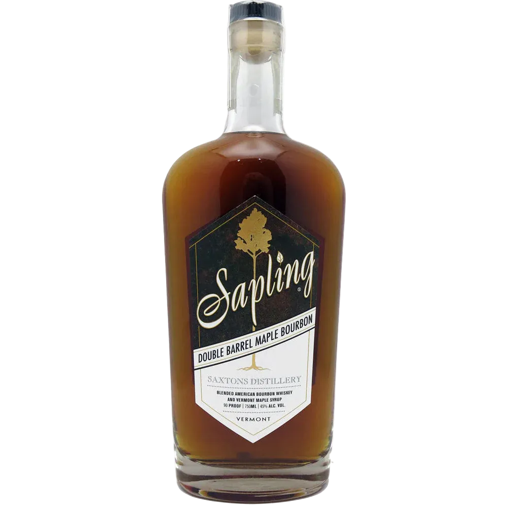 Saxtons Sapling Double Barrel Mapel Bourbon Whiskey 750ml