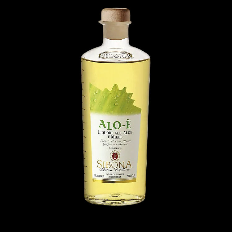 Sibona Alo-e - Aloe Liquore all'Aloe e Miele in Grappa Finissima 1Lt