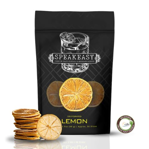 Speakeasy Craft Cocktail Lemon Garnish 3.5-Oz
