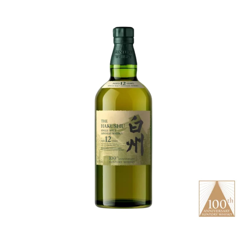 Suntory Hakushu 100th Anniversary 12 Year Old Single Malt Whisky 750ml