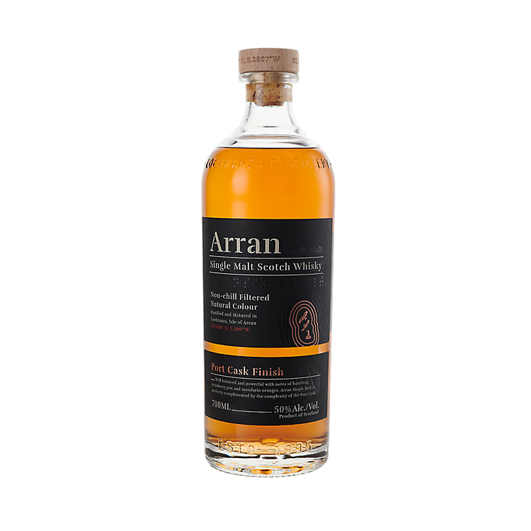 The Arran Malt Distillery Port Cask Finish Single Cask Single Malt Scotch Whisky 700ml