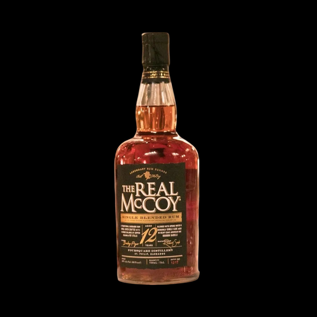 The Real McCoy 12 Year Old Single Blended Rum 750ml