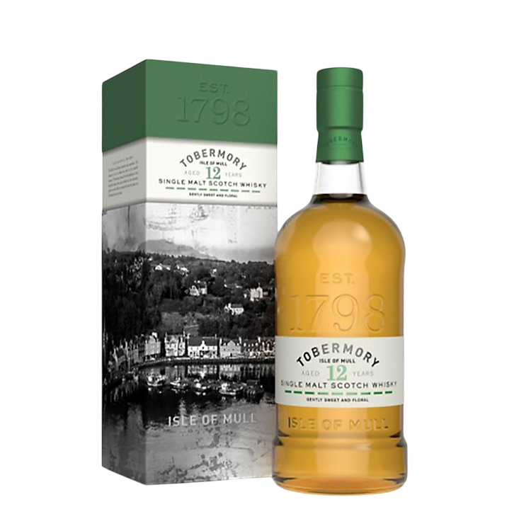 Tobermory 12 Year Old Single Malt Scotch Whisky 750ml