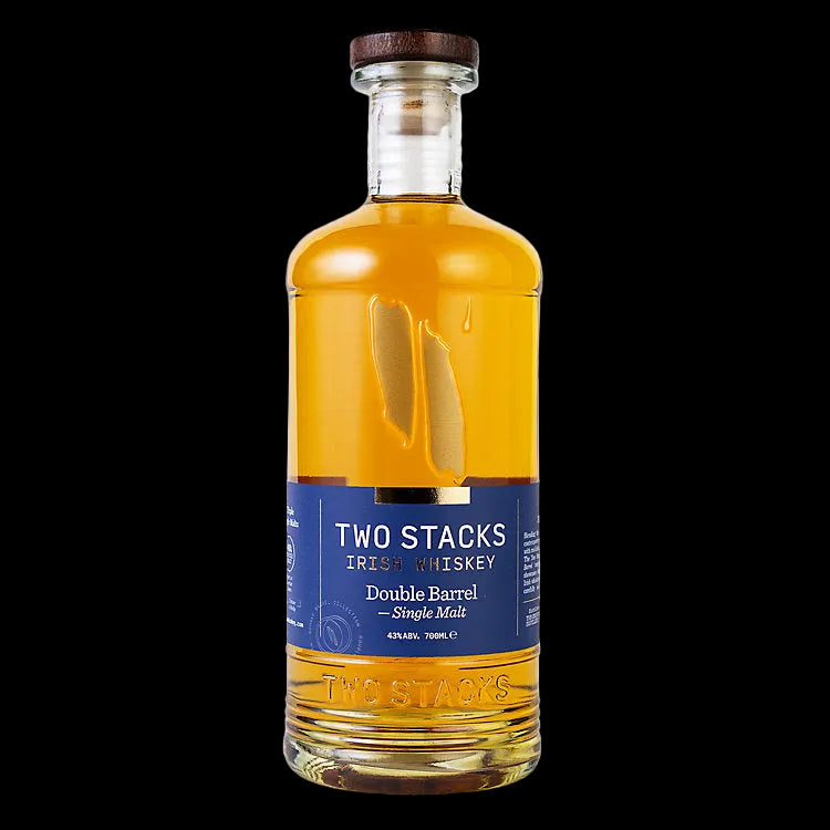 Two Stacks Double Barrel Single Malt Irish Whiskey 700ml
