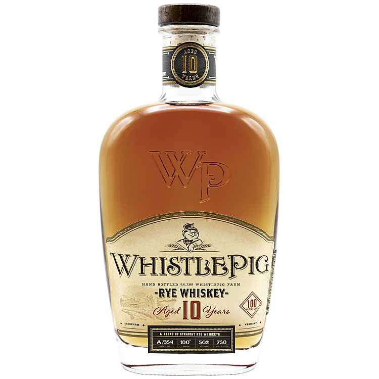 WhistlePig 10 Year Old Straight Rye Whiskey 750ml