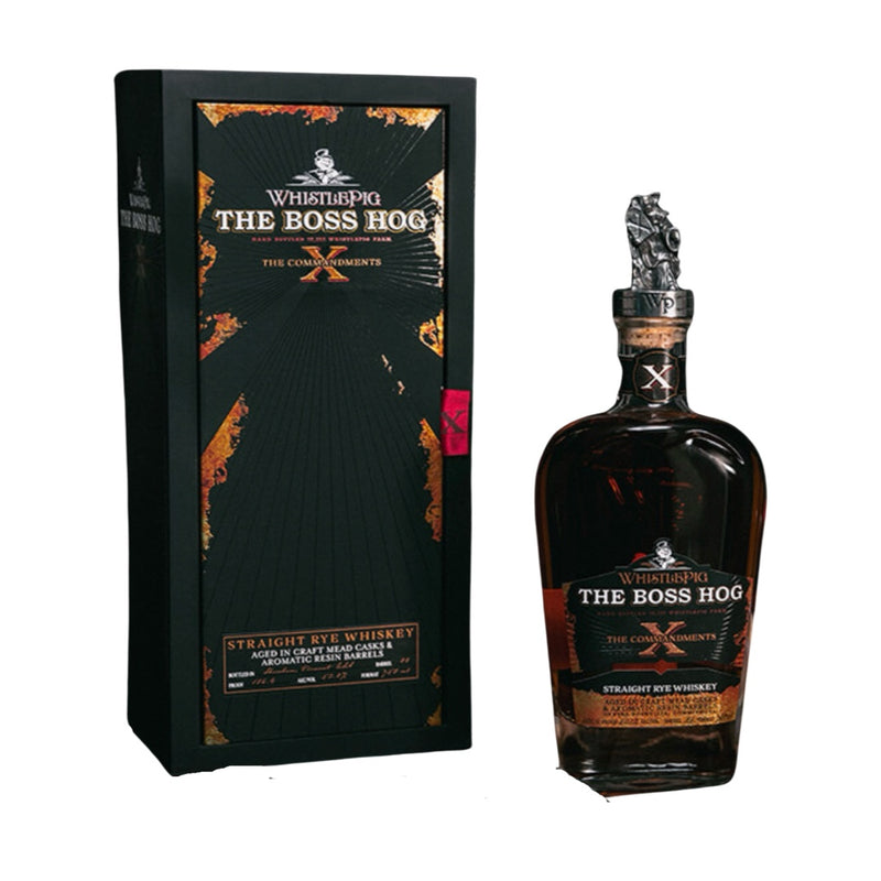 WhistlePig The Boss Hog X The 10 Commandments Straight Rye Whiskey 750ml