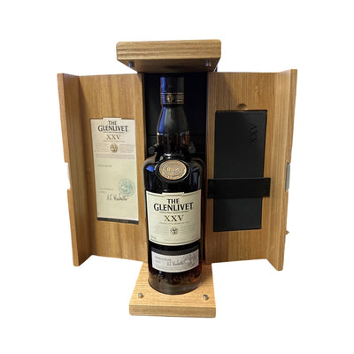 (希少)未開封THE GLENLIVET XXV 25年 シングルモルト旧ボトル Glenlivet XXV 25 Year Old Single Malt Scotch Whisky 750ml - VS