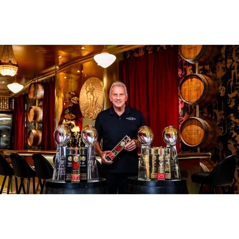 Gold Bar Joe Montana Championship Collection American Whiskey Box Set Bundle 750ml 5-Pack