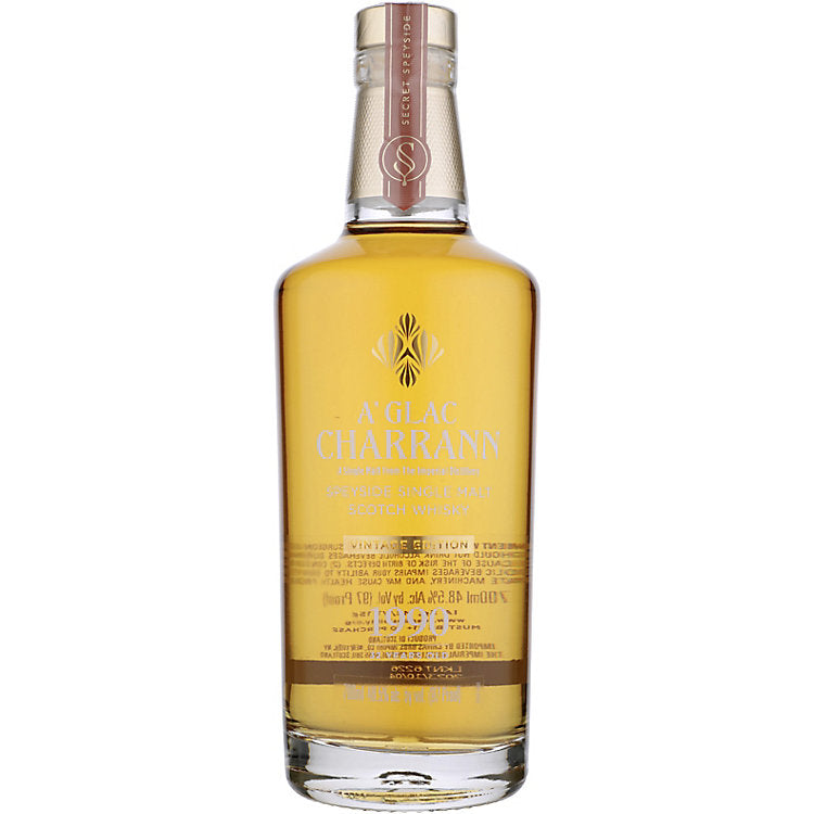 1990 Secret Speyside A'Glac Charrann Vintage Edition 32 Year Old Single Malt Scotch Whisky 750ml