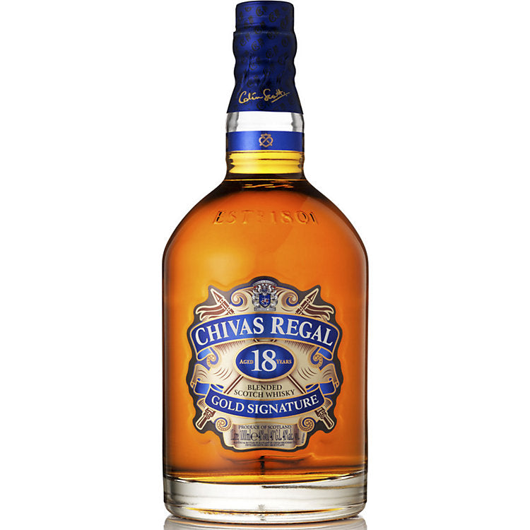 Chivas Regal Gold Signature 18 Year Old Blended Scotch Whisky 1Lt
