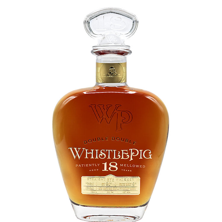 WhistlePig 18 Year Old 5th edition finished In PX Sherry Cask Double Malt Straight Rye Whiskey 750ml