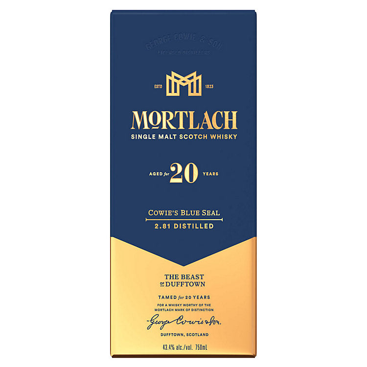 Mortlach Cowie's Blue Seal 20 Year Old Single Malt Scotch Whisky 750ml