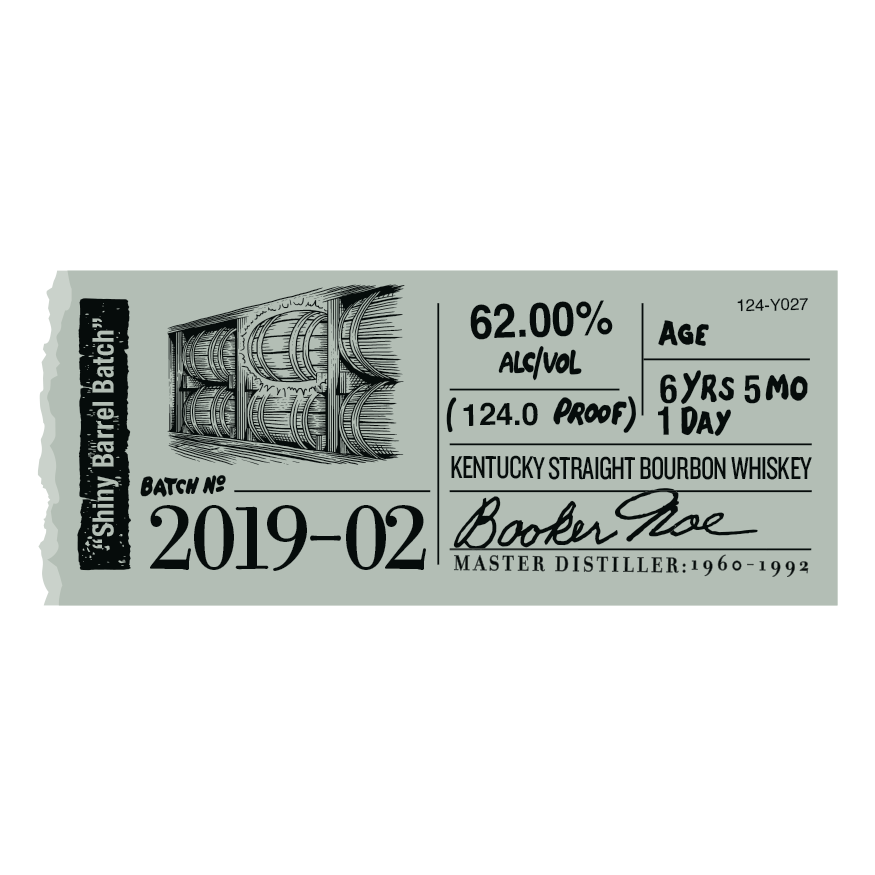 2019 Booker's Batch 2019-02 Shiny Barrel Batch 6 Year Old Kentucky Straight Bourbon Whiskey 750ml