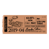 2019 Booker's Batch 2019-04 Beaten Biscuits Kentucky Straight Bourbon Whiskey 750ml