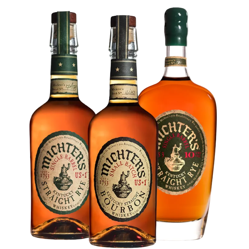 2020 Michter's 10 Year Old Rye, US-1 Bourbon & Rye Whiskey Bundle 750ml 3-Pack