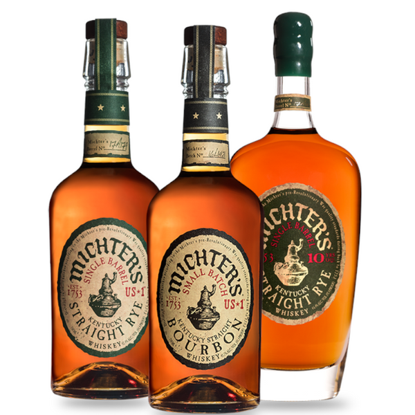 2020 Michter's 10 Year Old Rye, US-1 Bourbon & Rye Whiskey Bundle 750ml 3-Pack