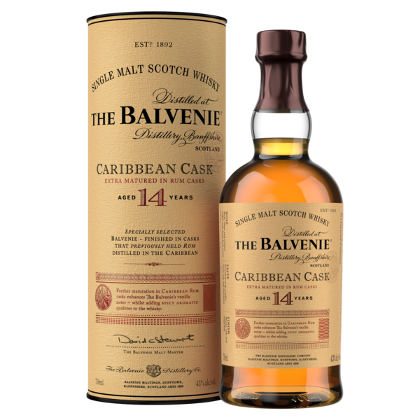 Balvenie Caribbean Cask 14 Year Old Single Malt Scotch Whisky 750ml