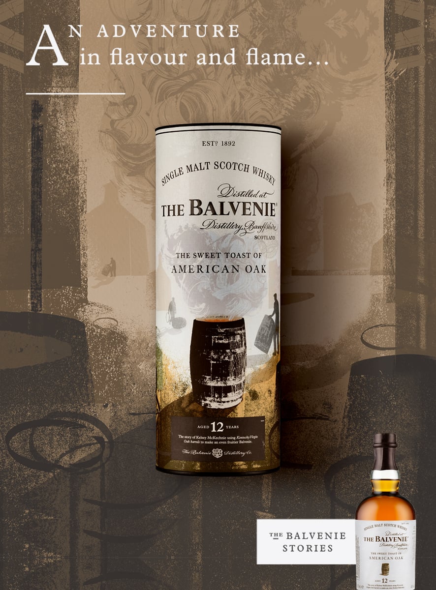 Balvenie The Sweet Toast of American Oak 12 Year Old Single Malt Scotch Whisky 750ml