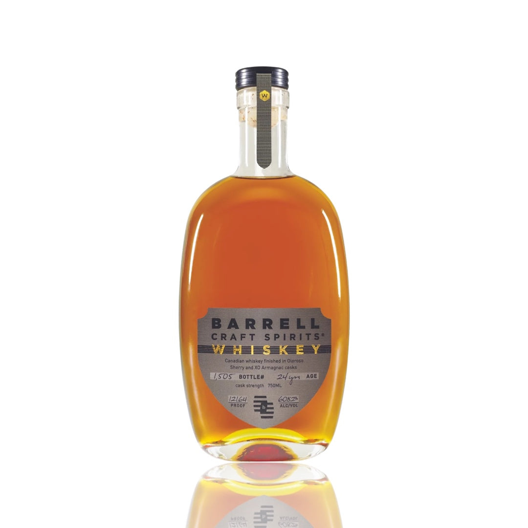 Barrell Craft Spirits 24 Year Old Gray Label Limited Release Oloroso Sherry & XO Armagnac Cask Finish Whiskey 750ml