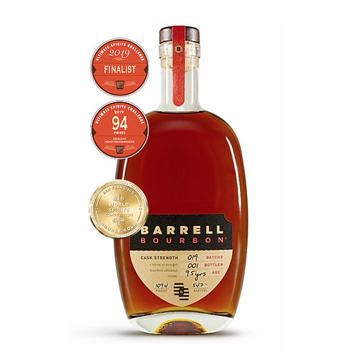 Barrell Craft Spirits Batch 019 Cask Strength 9 Years 5 Months Old Straight Bourbon Whiskey 750ml