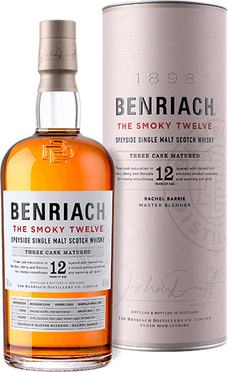 BenRiach The Smoky 12 Year Old Single Malt Scotch Whisky 750ml