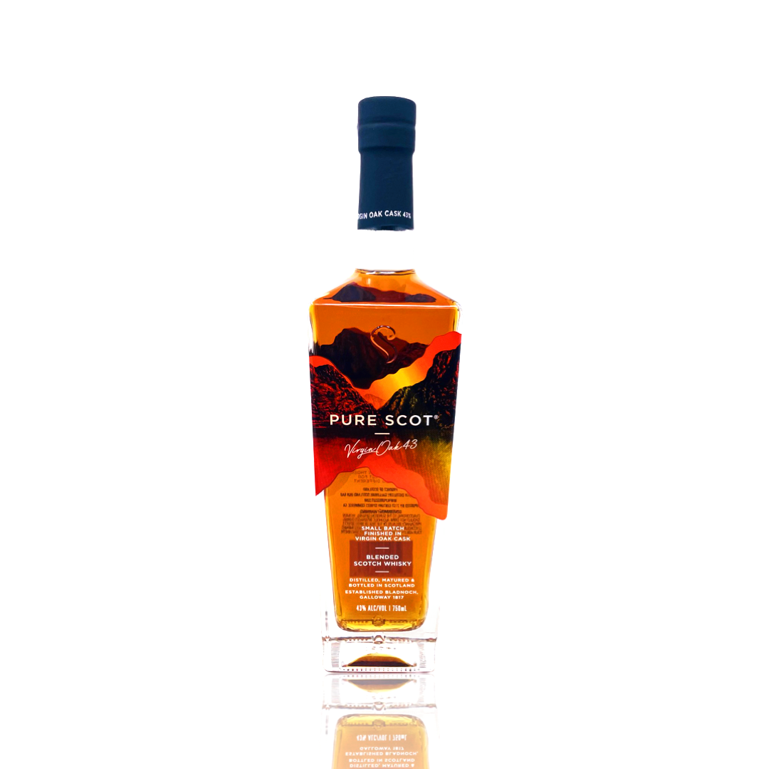 Bladnoch Pure Scot Virgin Oak 43 Blended Scotch Whisky 750ml
