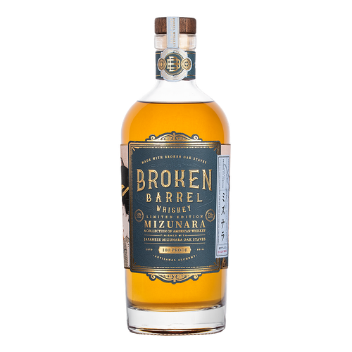 Broken Barrel Mizunara Barrel Aged Whiskey 750ml
