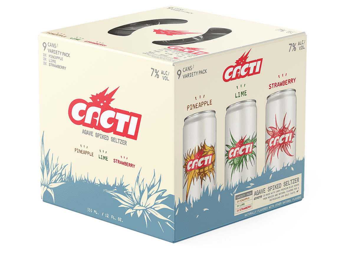 Cacti Agave Spiked Seltzer Variety Can 9-Pack