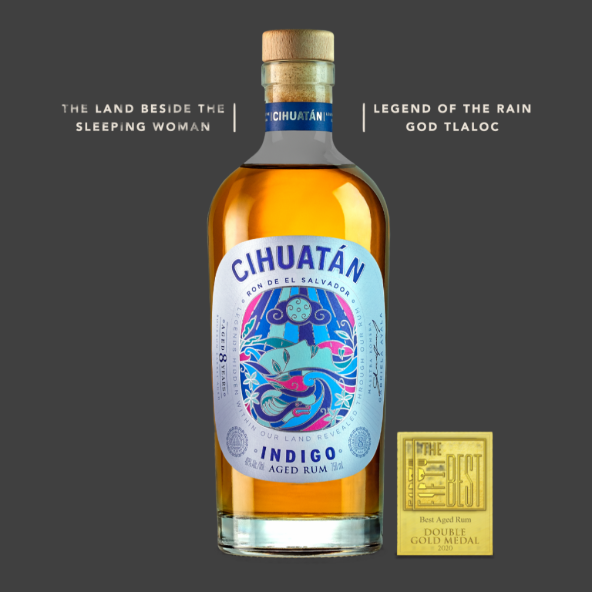 Cihuatan Indigo 8 Year Old Rum 750ml