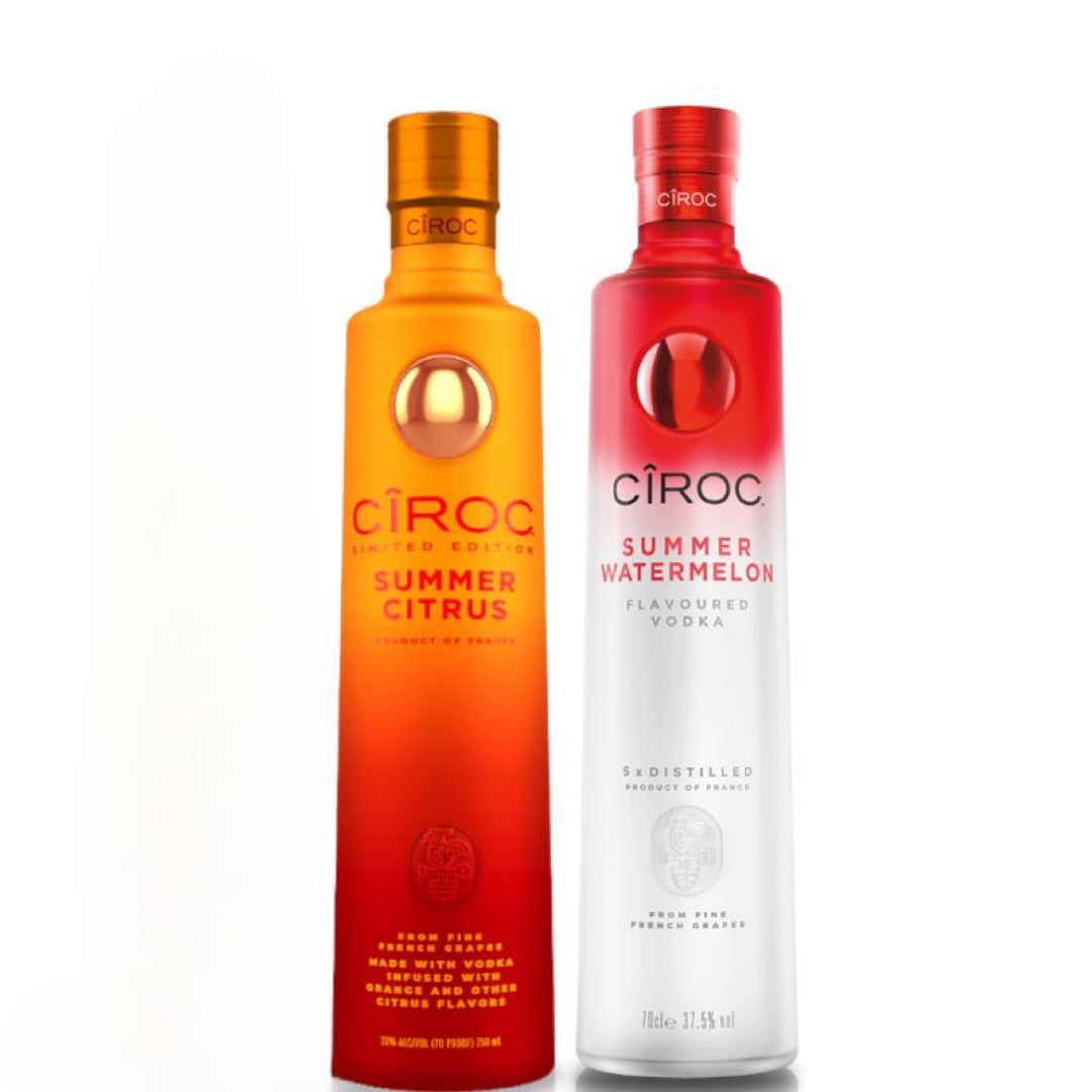 Ciroc Summer Citrus & Watermelon Vodka Bundle 750ml 2-Pack - VS