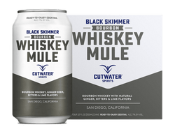 Cutwater Spirits Black Skimmer Bourbon Whiskey Mule 12-Oz Can 4-Pack