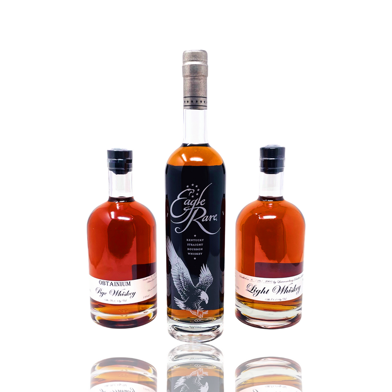 Eagle Rare, Cats Eye Rye & Cats Eye Light Whiskey Bundle 750ml 3-Pack