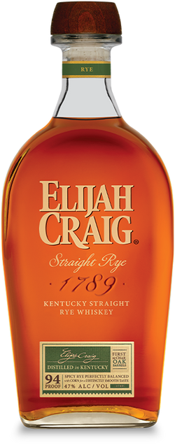 Elijah Craig Straight Rye Whiskey 750ml