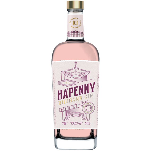 Ha'penny Pot Still Rhubarb Gin 750ml