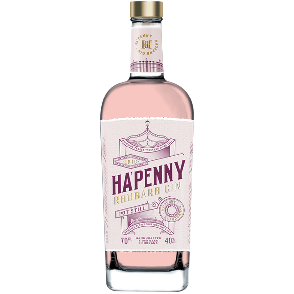 Ha'penny Pot Still Rhubarb Gin 750ml