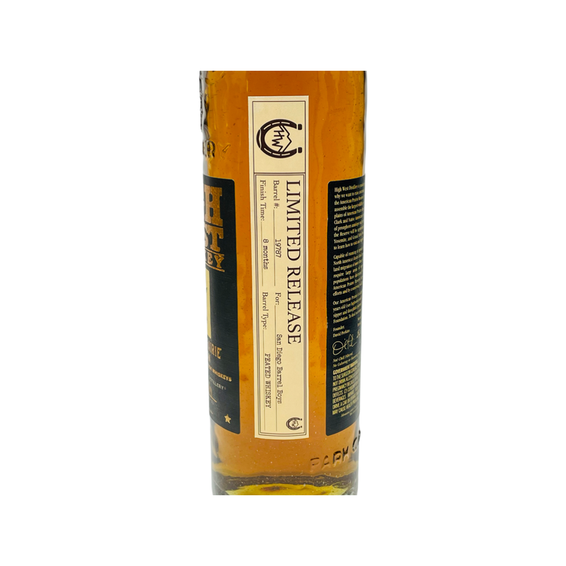 High West American Prairie San Diego Barrel Boys Barrel #19787 Select Blended Straight Bourbon Whiskey 750ml