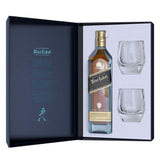 Johnnie Walker Blue Label Blended Scotch Whisky with Glasses 750ml