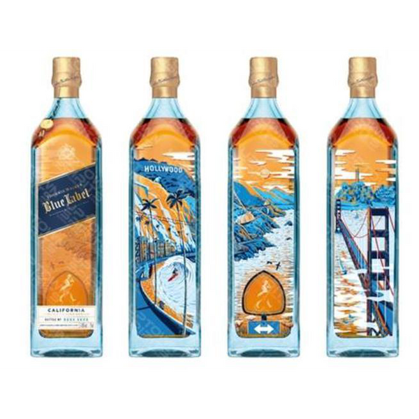 Johnnie Walker Blue Label California Limited Edition Design Blended Scotch Whisky 750ml