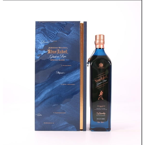 Johnnie Walker Blue Label Ghost and Rare Brora Blended Scotch Whisky 750ml