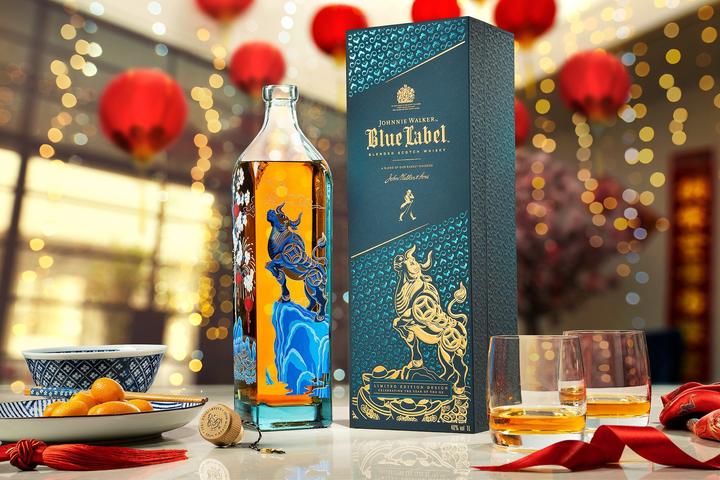 Johnnie Walker Blue Label Limited Edition Year of the Ox Blended Scotch Whisky 750ml