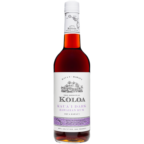 Koloa Kaua'i Dark Hawaiian Rum 750ml