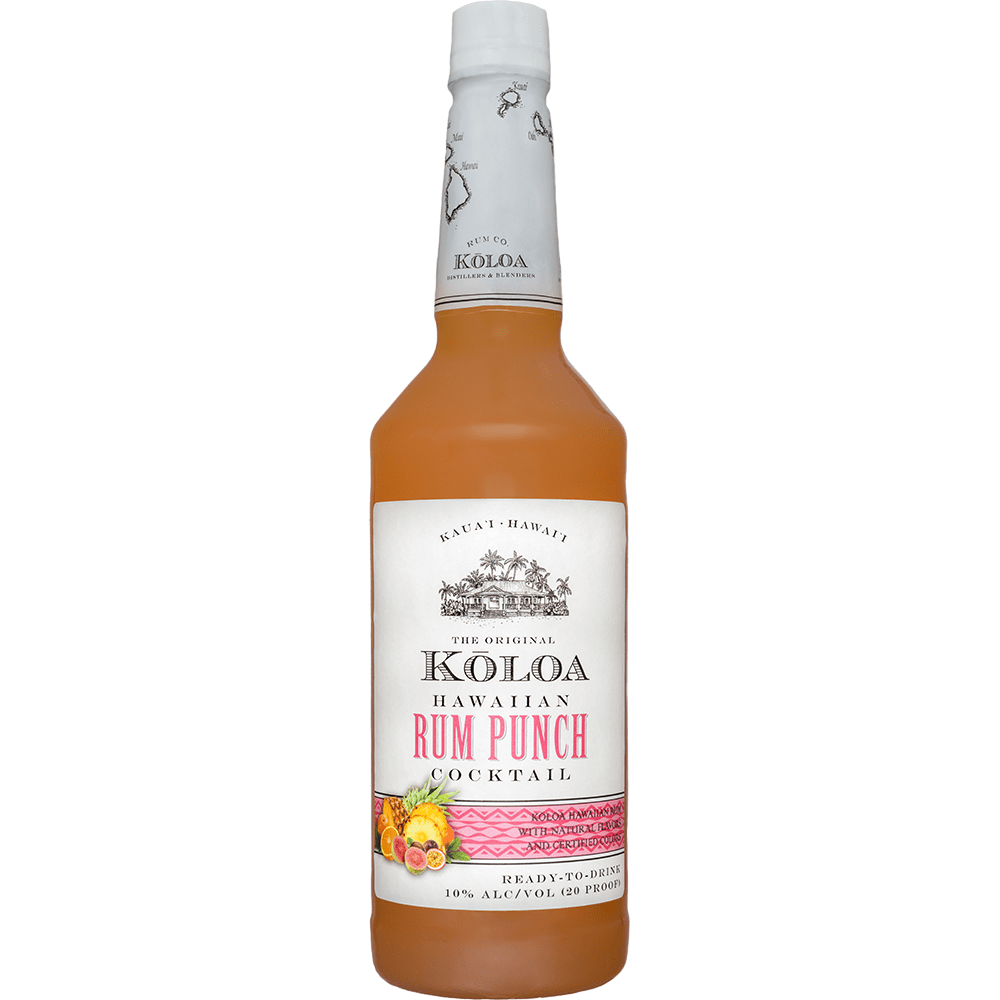 Koloa Kaua'i Hawaiian Rum Punch Cocktail 1Lt