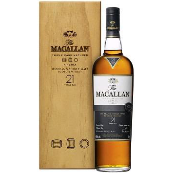 Macallan Fine Oak Triple Cask Matured 21 Year Old Single Malt Scotch Whisky 750ml