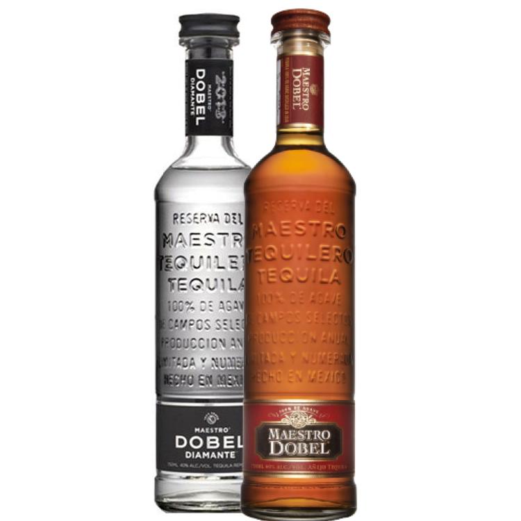 Maestro Dobel Anejo and Diamante Reposado San Diego Barrel Boys Barrel Select Tequila Bundle 750ml 2-Pack