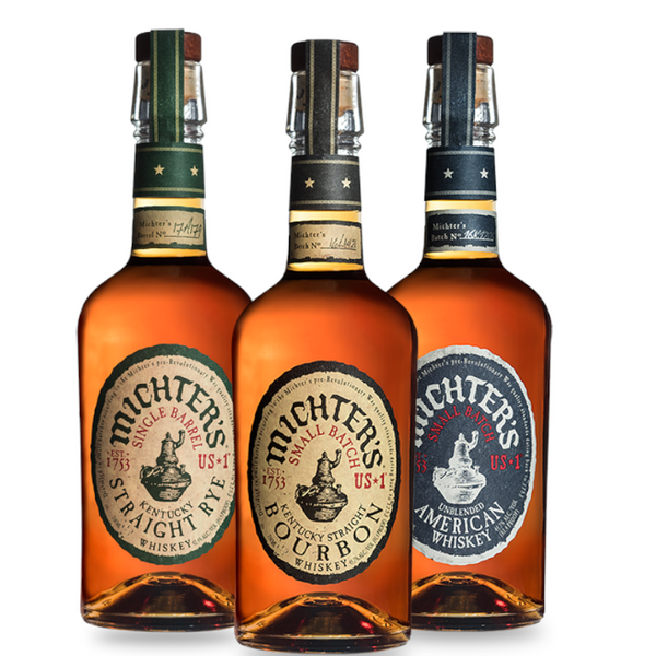 Michter's Bourbon, Rye & American Whiskey Bottle Combo