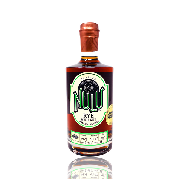 Nulu Toasted Single Barrel 6 Year Old Rye Whiskey 750ml