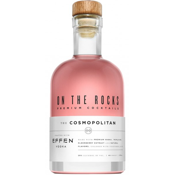 On The Rocks Premium Cocktails The Cosmopolitan Crafted With Effen Vodka 375ml