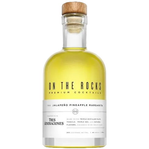 On The Rocks Premium Cocktails The Jalapeno Pineapple Margarita Crafted With Tres Generaciones Tequila 375ml