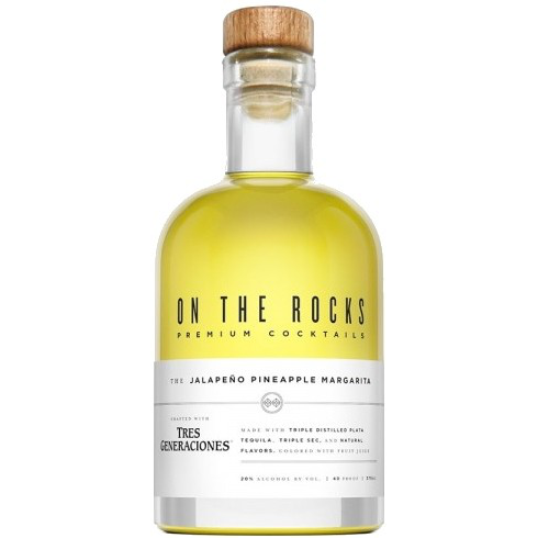 On The Rocks Premium Cocktails The Jalapeno Pineapple Margarita Crafted With Tres Generaciones Tequila 375ml